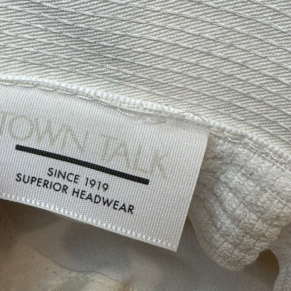 Vintage‎ Mullet Nay Resort Hat Woman’s One Size Made In USA Bucket Hat White - Picture 11 of 12